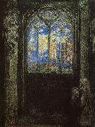 Odilon Redon Stained Glass Window Sweden oil painting reproduction